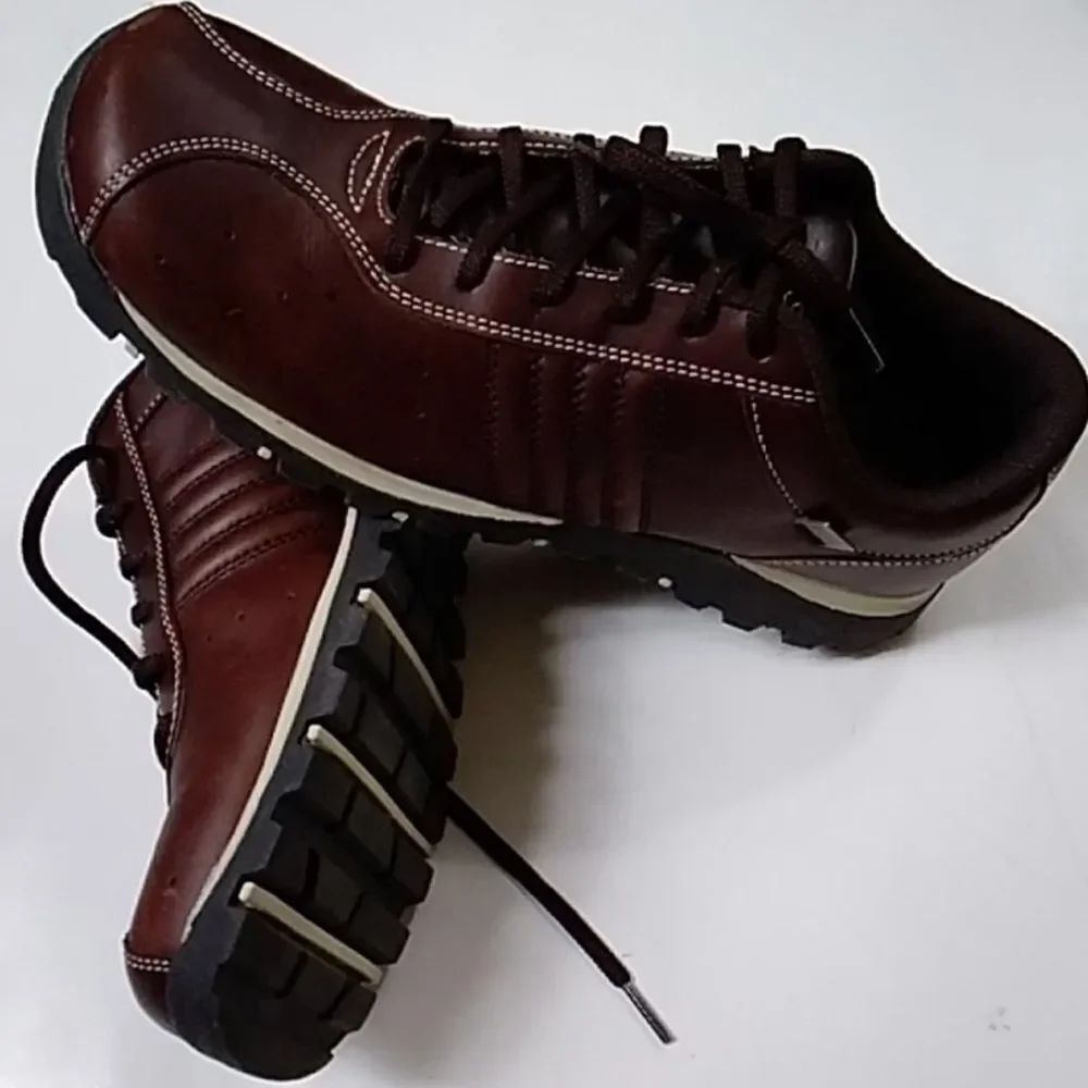 Y2K Skechers Leather Upper Women Shoes Size 10 Vintage - Picture 2 of 9